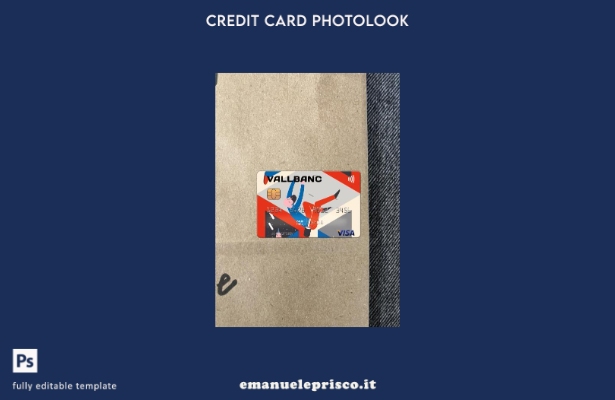 modello frontale photolook per carta visto Andorra Vall Banc stile verificato